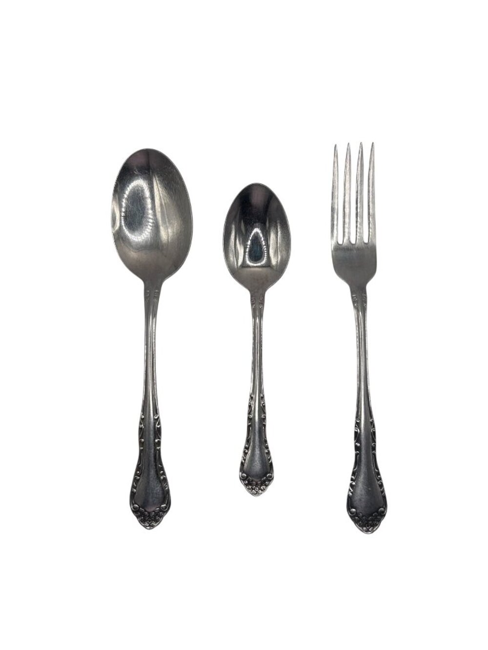Imperial International American Look Stainless Flatware Spoon Fork & Teaspoon Se